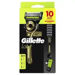 Etos GilletteLabs Scheersysteem 1 Handvat Met 5 Navulmesjes En Reisetui aanbieding