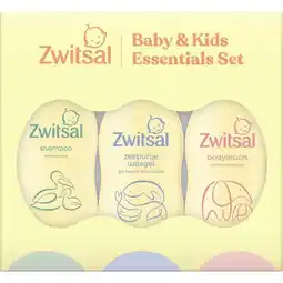 Etos Zwitsal Essentials Geschenkset Baby & Kids 3 x 200 ml aanbieding