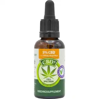 Etos Jacob Hooy CBD Olie 5% 30 ML aanbieding