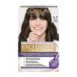 Etos L'Oréal Paris Excellence Cool Creams Permanente Haarverf 4.11 Ultra Ash Bruin aanbieding