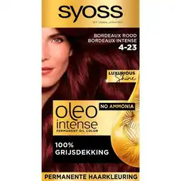 Etos Syoss Oleo Intense 4-23 Bordeaux Rood/Bordeaux Intense aanbieding