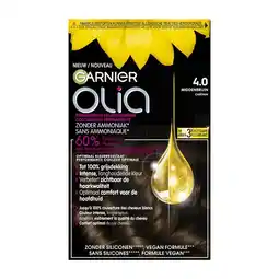 Etos Garnier Olia Permanente Haarverf 4.0 Bruin aanbieding