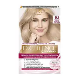 Etos L'Oréal Paris Excellence Creme Permanente Haarverf 9.1 Zeer Licht Asblond aanbieding