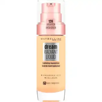 Etos Maybelline - Dream Satin Liquid - 21 Nude - Foundation SPF13 aanbieding