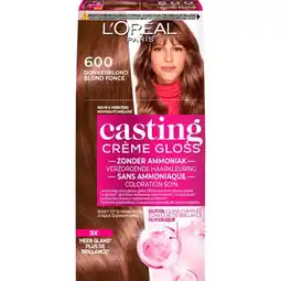 Etos L'Oréal Paris Casting Crème Gloss Haarverf 600 Cappuccino Donkerblond aanbieding