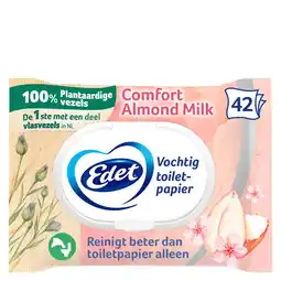 Etos Edet Amandel Vochtig Toiletpapier aanbieding