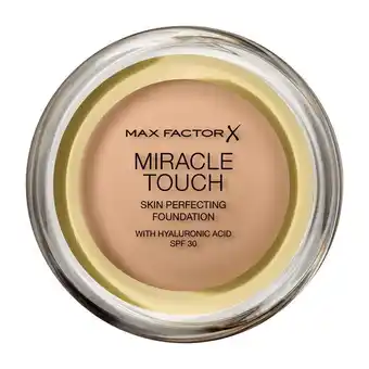 Etos Max Factor Miracle Touch Foundation 60 Sand aanbieding