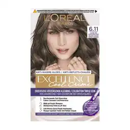 Etos L'Oréal Paris Excellence Cool Creams Permanente Haarverf 6.11 Ultra Ash Donkerblond aanbieding