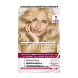 Etos L'Oréal Paris Excellence Crème Verzorgende Crèmekleuring 9 Zeer Licht Blond aanbieding