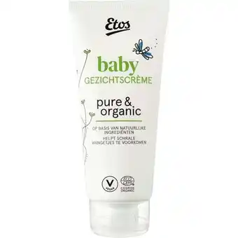 Etos Etos Pure&Organic baby gezichtscreme aanbieding