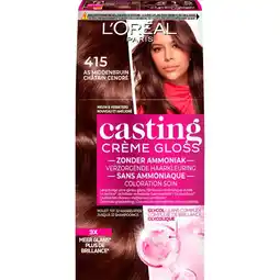 Etos L'Oréal Paris Casting Crème Gloss Haarverf 415 AS Middenbruin aanbieding