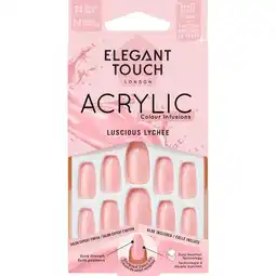 Etos Elegant Touch Acrylic Luscious Lychee 24 stuks aanbieding