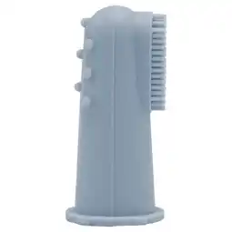 Etos Difrax Vingertoptandenborstel Blauw Zachte siliconen voor eerste tandjes aanbieding
