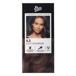Etos Etos Permanente Haarkleuring 5.3 licht goudbruin aanbieding