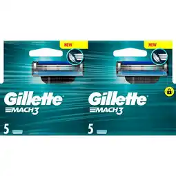 Etos Gillette Mach3 Navulmesjes Duopak 10 Stuks aanbieding