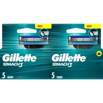 Etos Gillette Mach3 Navulmesjes Duopak 10 Stuks aanbieding