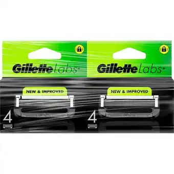 Etos GilletteLabs Navulmesjes Duopak 8 Stuks aanbieding