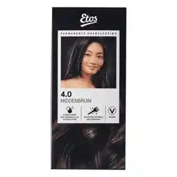 Etos Etos Permanente Haarkleuring 4.0 middenbruin aanbieding