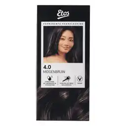 Etos Etos Permanente Haarkleuring 4.0 middenbruin aanbieding