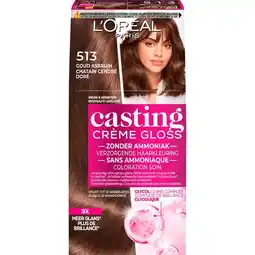 Etos L'Oréal Paris Casting Crème Gloss Haarverf 513 Licht beigebruin aanbieding