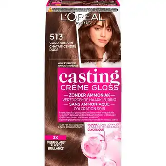 Etos L'Oréal Paris Casting Crème Gloss Haarverf 513 Licht beigebruin aanbieding