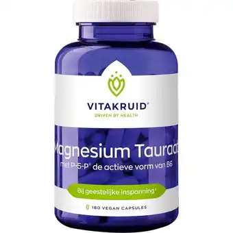 Etos Vitakruid magnesium tauraat met P-5 180st aanbieding