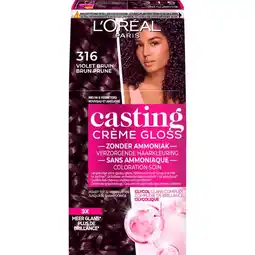 Etos L'Oréal Paris Casting Crème Gloss Haarverf 316 Blackberry Violet Bruin aanbieding