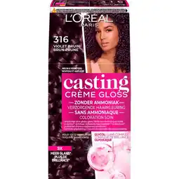 Etos L'Oréal Paris Casting Crème Gloss Haarverf 316 Blackberry Violet Bruin aanbieding