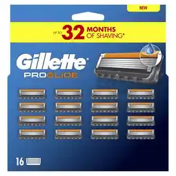 Etos Gillette ProGlide Navulmesjes 16 Stuks aanbieding