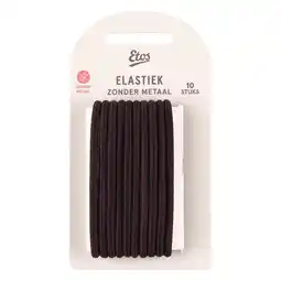 Etos Etos Elastieken Metaalvrij Bruin 10St aanbieding