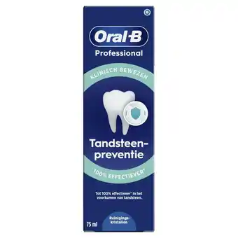 Etos Oral-B Professional Tandsteencontrole Reinigingskristallen Tandpasta - 75 ML aanbieding