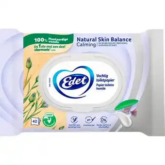 Etos Edet Natural Skin Balance Vocht Toiletpapier 42 stuks aanbieding