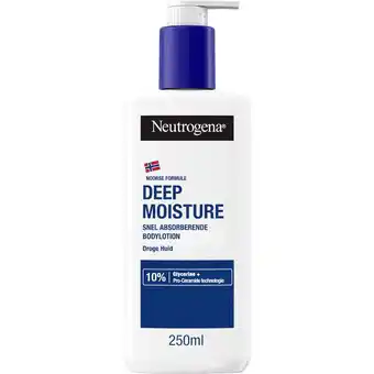 Etos Neutrogena Noorse Formule Deep Moisture Bodylotion 250ml aanbieding
