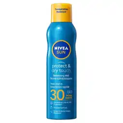 Etos NIVEA SUN Zonnebrand Protect & Dry Touch Vernevelende Spray SPF 30 200 ML aanbieding