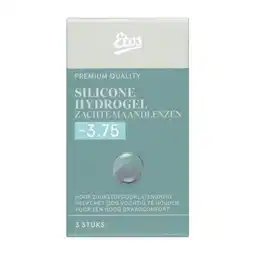 Etos Etos Silicone Hydrogel Zachte Maandlenzen -3.75 3st aanbieding