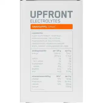 Etos Upfront Electrolytes Sinaasappel 50 GR aanbieding