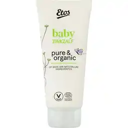 Etos Etos Pure & Organic Baby Zinkzalf 100 ML aanbieding