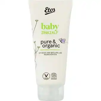 Etos Etos Pure & Organic Baby Zinkzalf 100 ML aanbieding