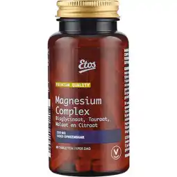 Etos Etos Premium Magnesium Complex Plus 200mg 60 stuks aanbieding