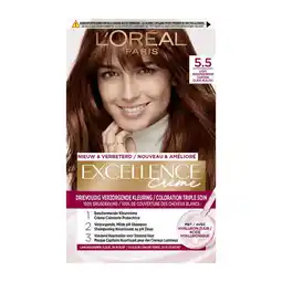 Etos L'Oréal Paris Excellence Crème Verzorgende Crèmekleuring 5.5 Licht Mahoniebruin aanbieding