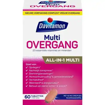 Etos Davitamon All-In-1 Multi Overgang tabletten 60 stuks aanbieding