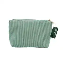Etos Etos Make-up Bag Ribcord Green aanbieding