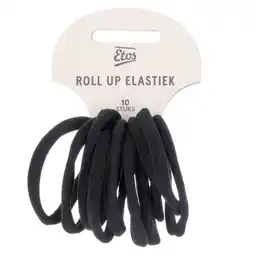 Etos Etos Elastieken Roll Up Small Zwart 10St aanbieding