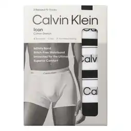 Etos Calvin Klein Boxershorts Mannen 3-pack Zwart Maat XL aanbieding