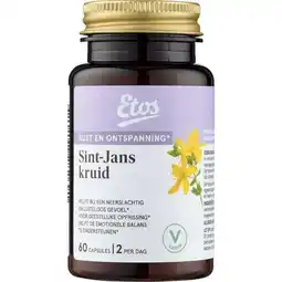 Etos Etos Sint-Janskruid Capsules 60 stuks aanbieding