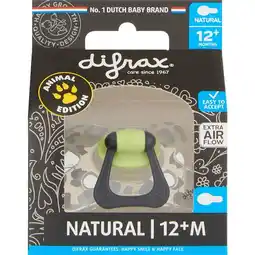 Etos Difrax Natural Fopspeen 12+ Maanden aanbieding