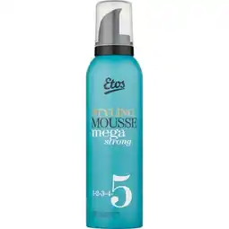 Etos Etos Mega Strong Styling Mousse 200 ML aanbieding
