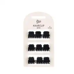 Etos Etos Haarklem Mini Zwart 9St aanbieding