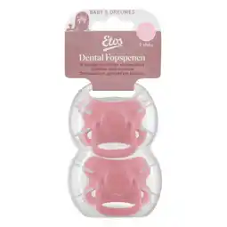 Etos Etos Fopspenen 0-6M Set van 2 Violet/Roze aanbieding