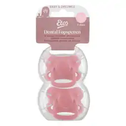 Etos Etos Fopspenen 0-6M Set van 2 Violet/Roze aanbieding